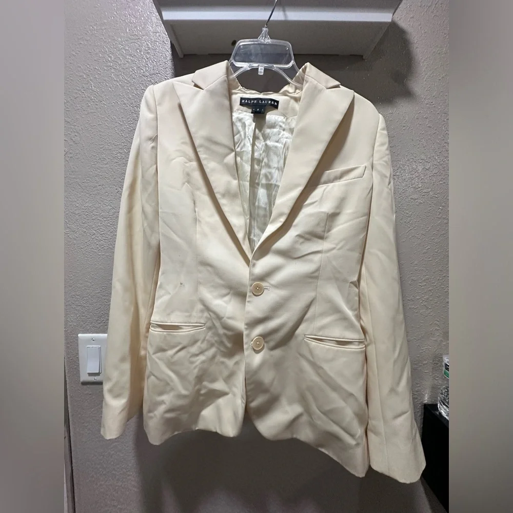 Beige RALPH LAUREN Blazer - Picture 1 of 8